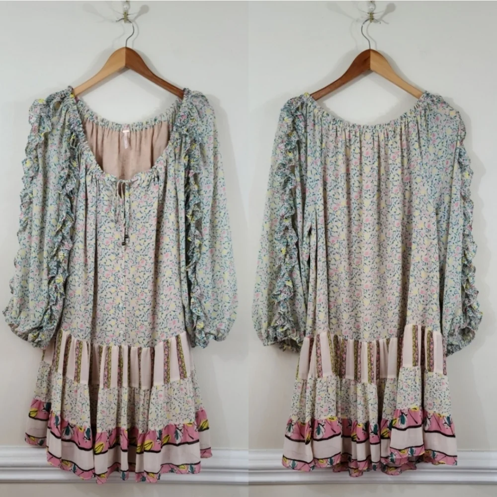 ❌SOLD❌Free People Flowers in Your Hair Dress_3